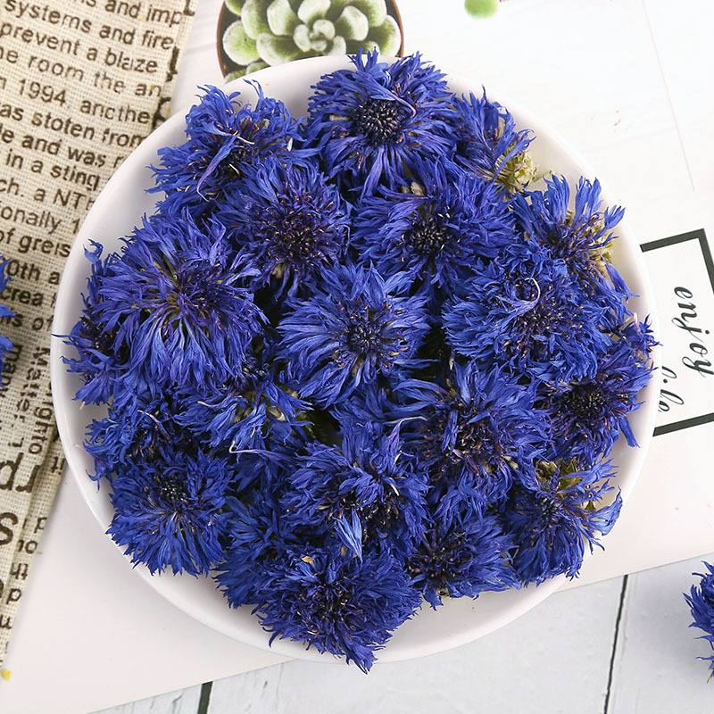Cornflower Petals (Centaurea cyanus) — Dried Blue Sapphire Flower Heads, Food-Grade Bulk Herb - Image 2