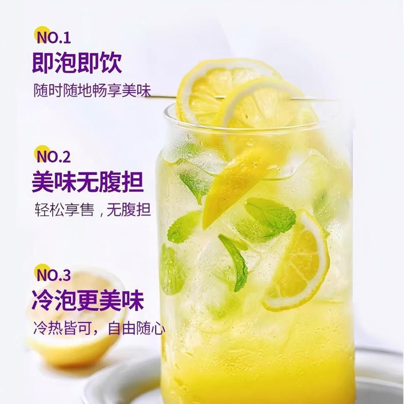 Cold-Pressed Lemon and Prune Concentrate Liquid 225ml Box 15 Sachets Fresh Fruit Drink - Image 2