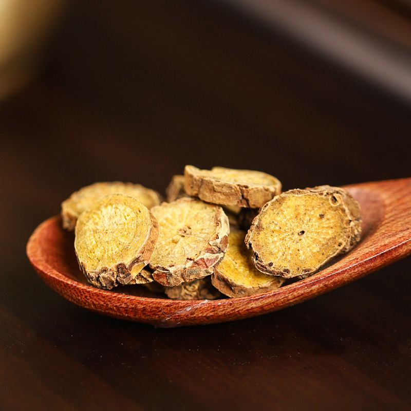 Da Huang Huang Lian Huang Qin Herbal Tea Blend 80g Dried Rhubarb Coptis Scutellaria Decoction Pieces - Image 4