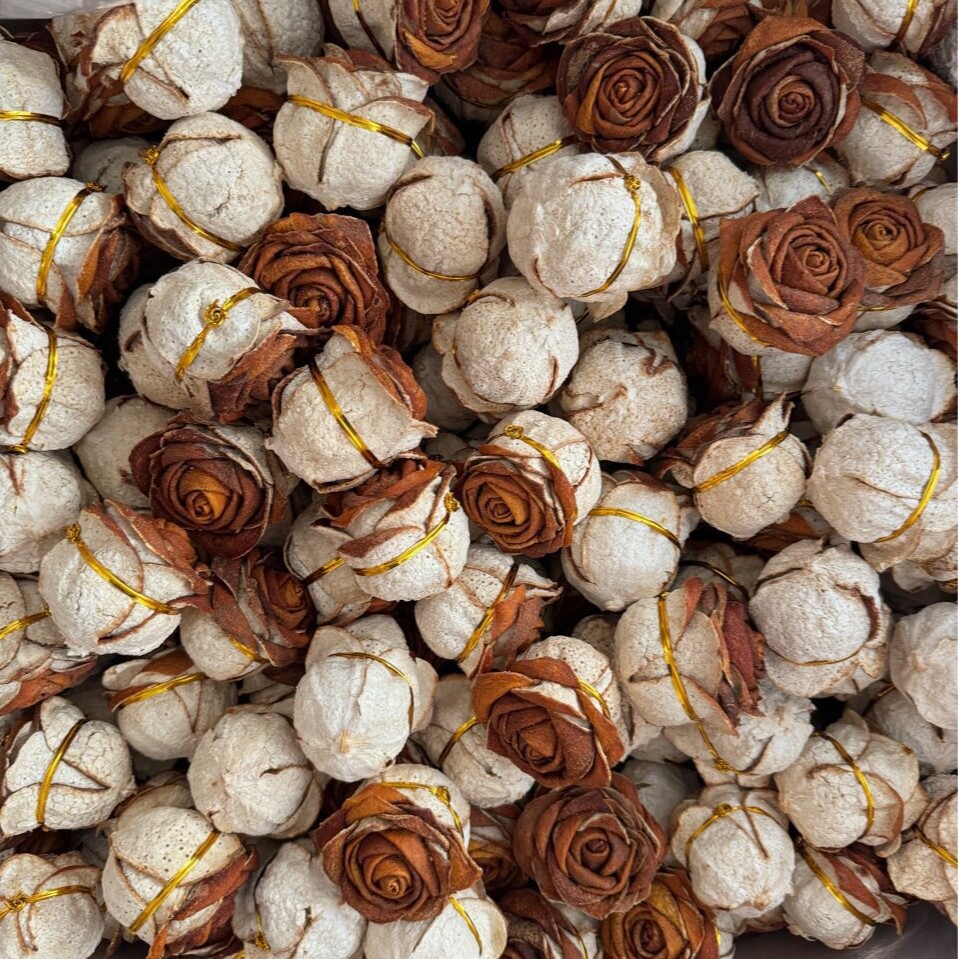 Xinhui Chenpi Rose Shaped Dried Tangerine Peel Flower 600g Gift Box for Tea and Brewing - Image 4