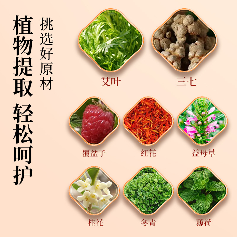 Yi Mu Cao Hong Hua San Qi Navel Patch with Fu Pen Zi and Ai Cao Herbal Wellness Body Patch - Image 4
