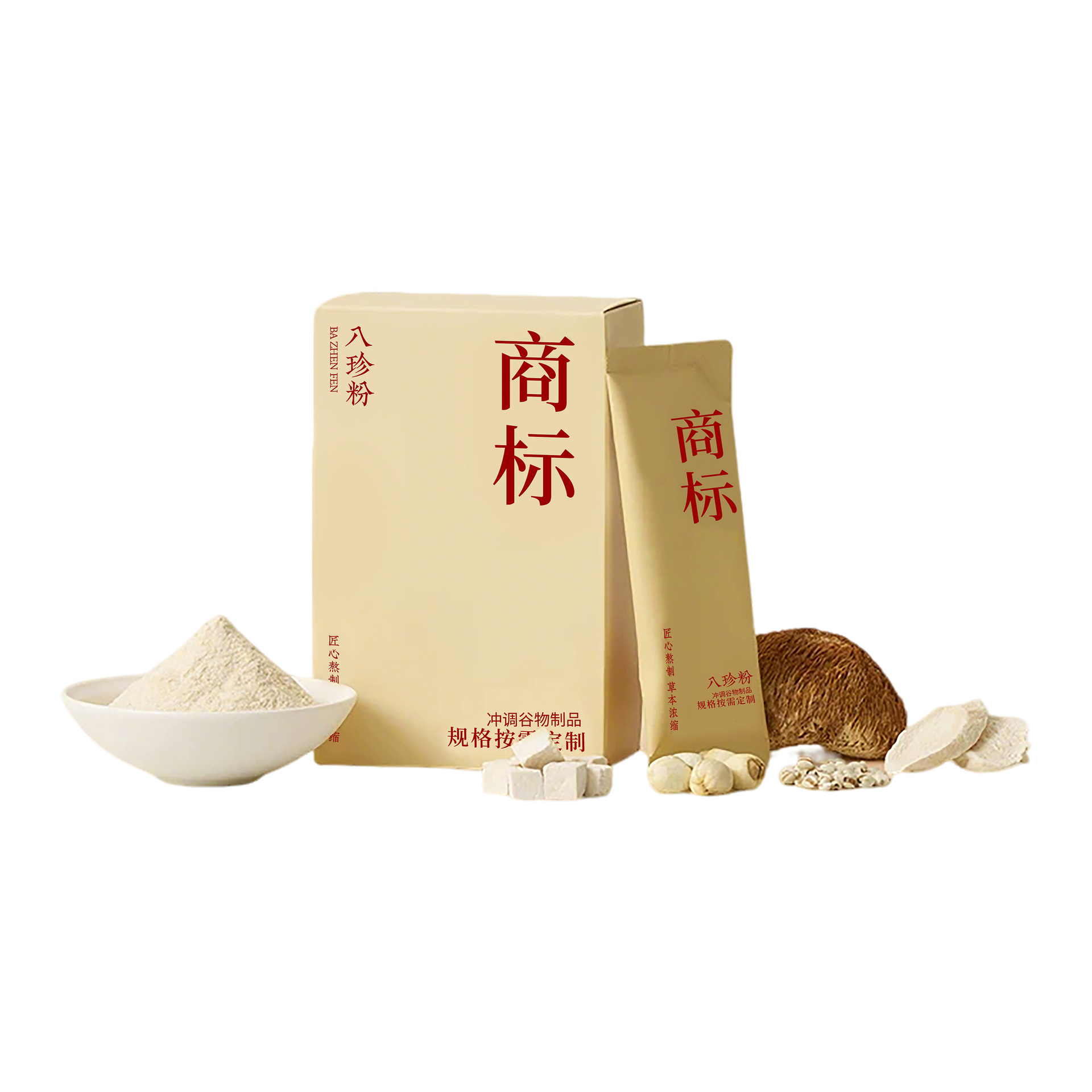 Ba Zhen Powder (八珍粉) — Traditional Eight-Treasure Grain & Herb Blend, No Added Sucrose - Image 5