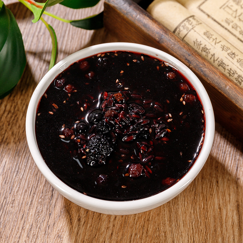 Five Black Herbal Blend (Wu Hei Tang) — Black Sesame, Black Bean, Mulberry, Black Goji & Black Rice Tea - Image 2
