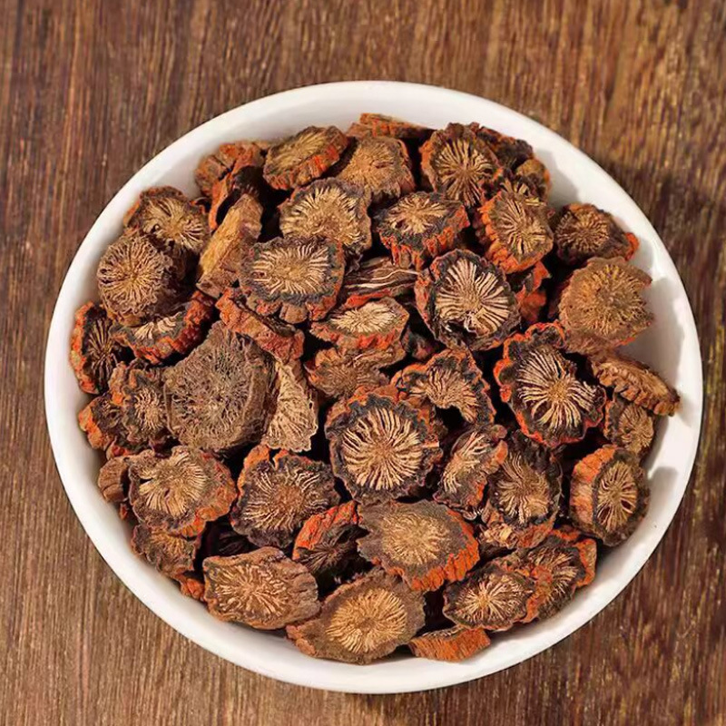 Dried Dan Shen Red Sage Root Slices Salvia miltiorrhiza TCM Herbal Tea Decoction 200g Jar - Image 2
