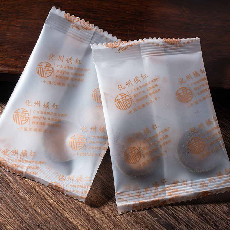 Huazhou Tangerine Peel Slices Hua Ju Hong 60g Individually Wrapped Aged 25 Year Old Tree Citrus Peel for Traditional Herbal Tea - Image 3
