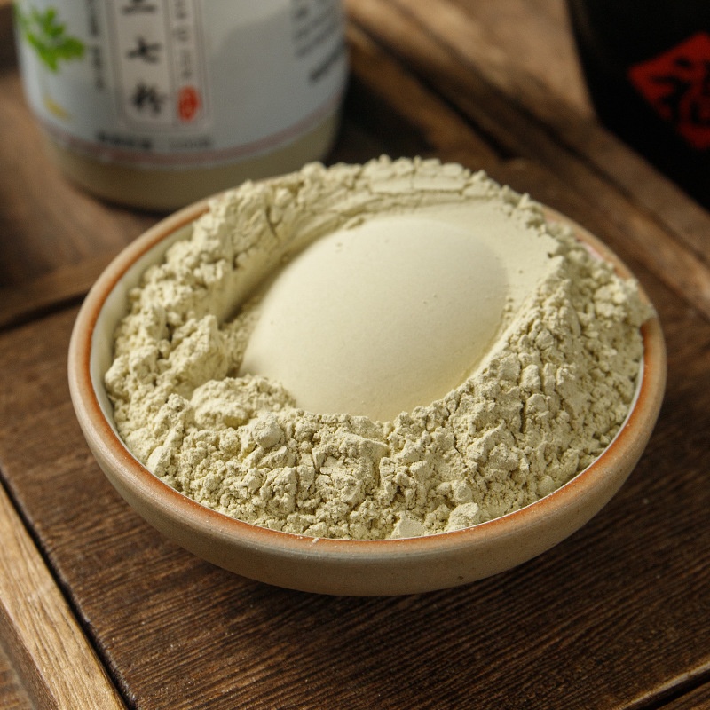 San Qi Powder (Panax notoginseng) — Yunnan Wenshan Spring Root Herbal Powder, 100g Jar - Image 2