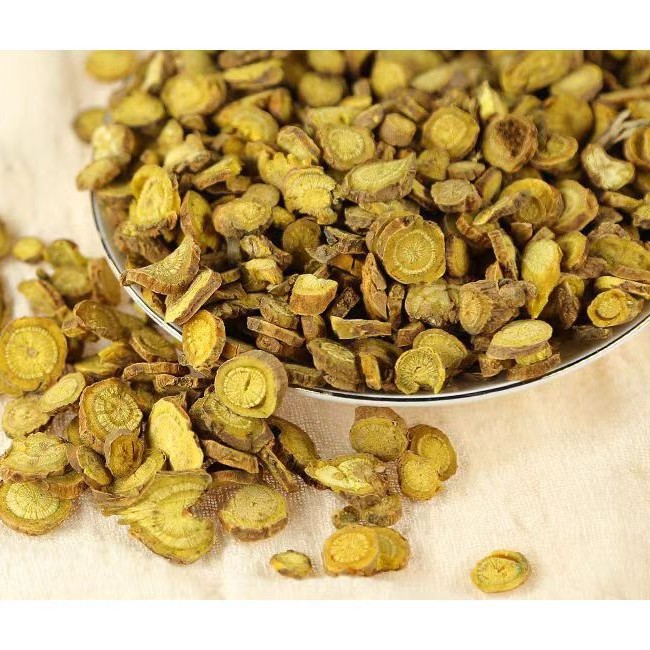 Scutellaria Powder Huang Qin 500g Chinese Herbal Powder for Tea and Decoction Use - Image 2
