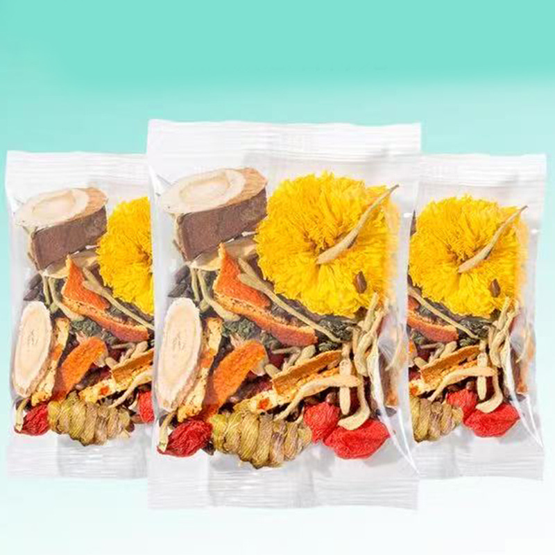 Dendrobium Reishi Chrysanthemum Goji Tea Shihu Lingzhi Ju Hua Gou Qi 15 Cold Brew Tea Bags 150g Gift Box - Image 3