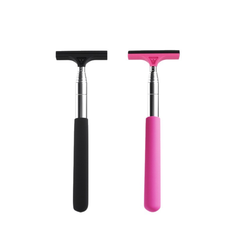 Stainless Steel Telescopic Car Mirror Wiper 22-65cm Retractable Blade Rearview Defogging Cleaning Tool - Image 5