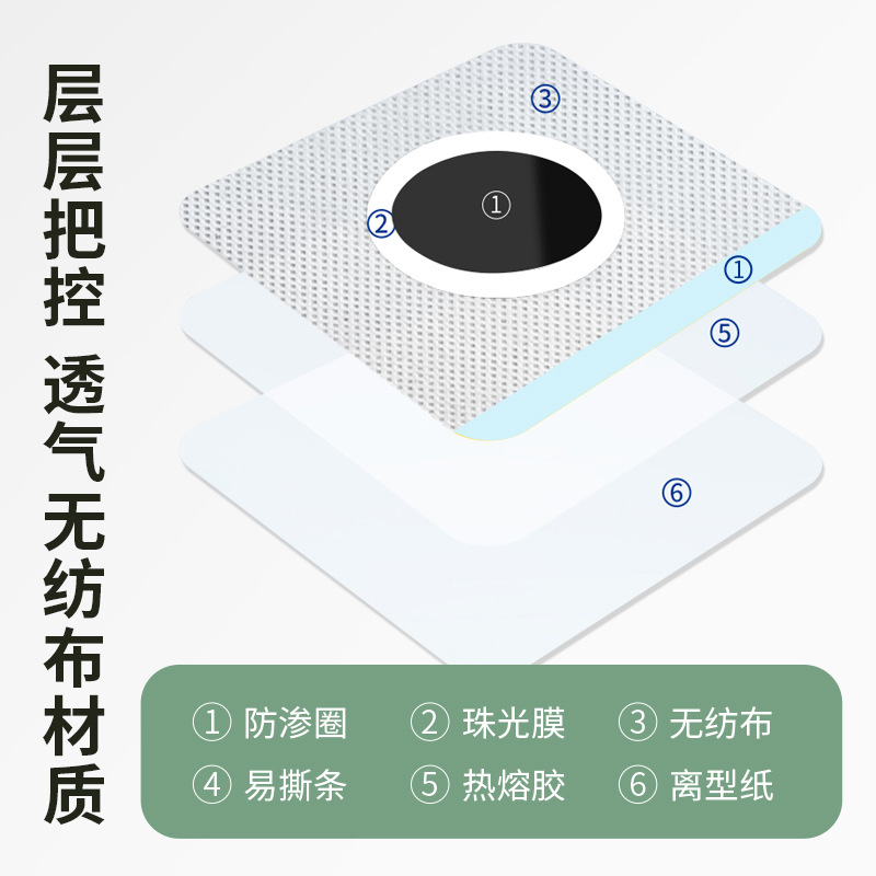 San Fu Tie Moxibustion Patch Mugwort Acupoint Herbal Plaster for Adults and Children Summer External Use - Image 4