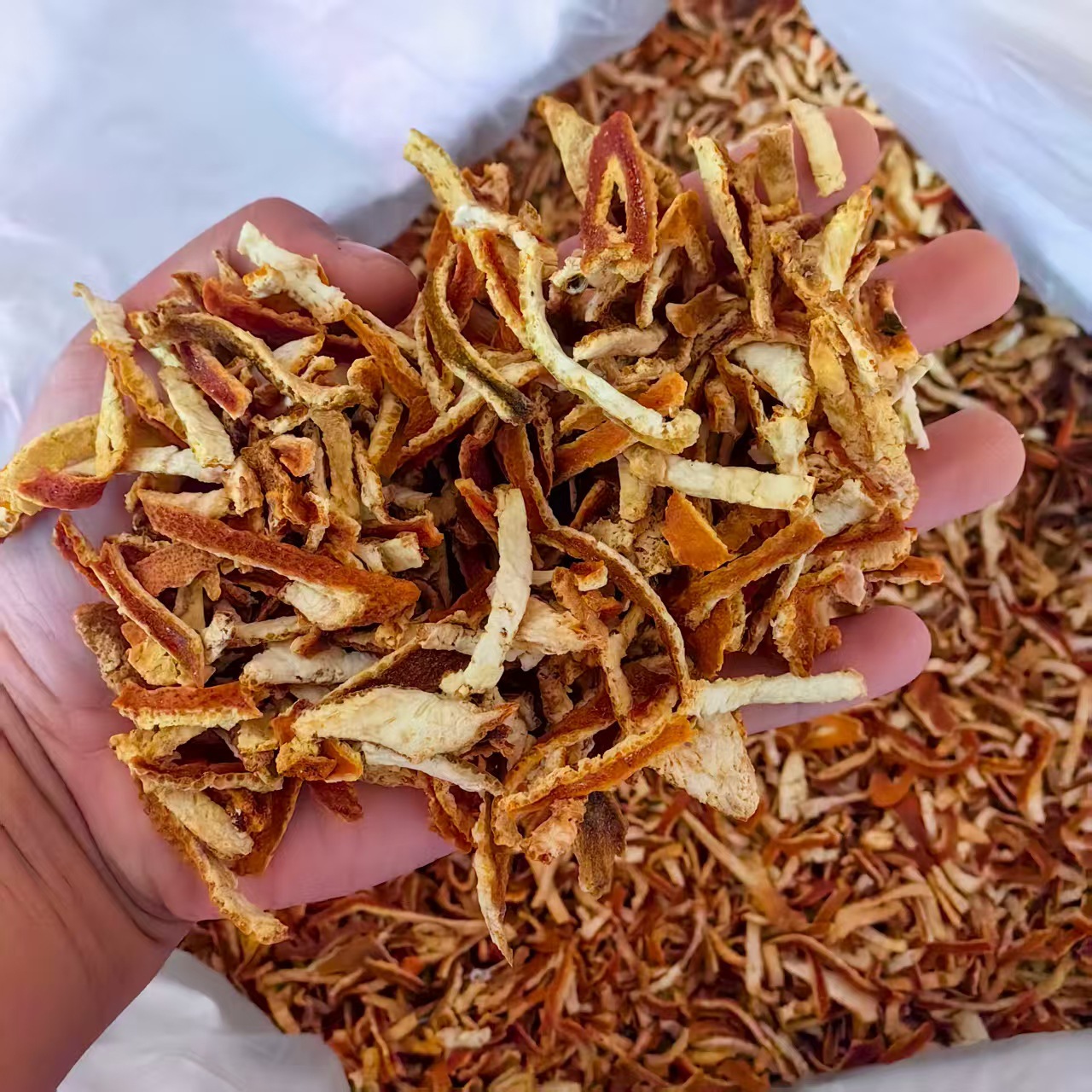 Dried Tangerine Peel Strips Chen Pi 陈皮 500g Sun Dried Citrus Peel for Tea and Cooking - Image 2