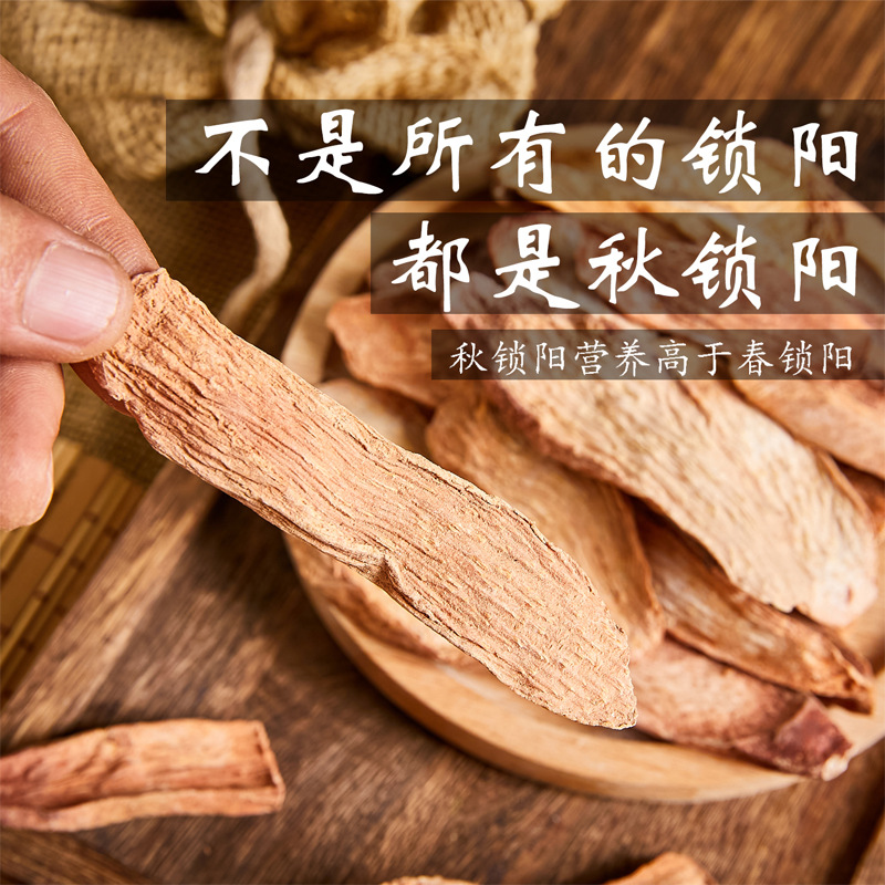 Alashan Cistanche Slices Suo Yang Dried Herbal Root for Soup and Congee 250g - Image 3
