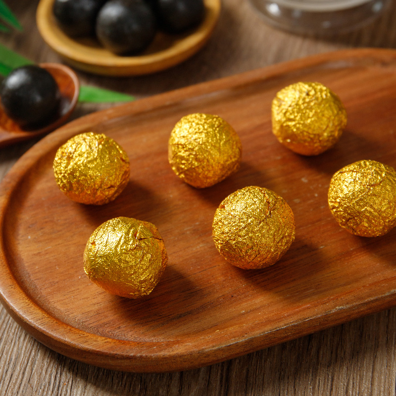 Mulberry Leaf & Black Sesame Balls (Sang Ye Hei Zhi Ma Wan) — Nine-Steam-Nine-Sun Herbal Pastry - Image 3