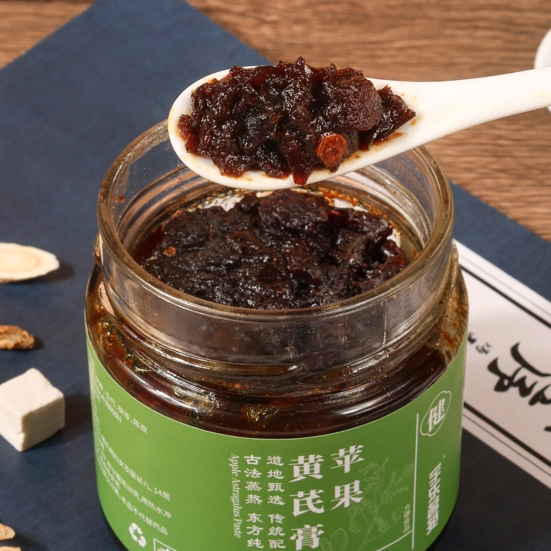 Apple Astragalus Paste Huang Qi Gao Ready-to-Eat Herbal Paste 220g Bottle - Image 3