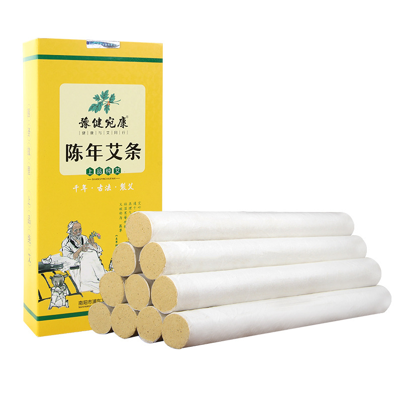 Aged Moxa Stick Ai Tiao 5 Year Mugwort Wool Hand Rolled Moxibustion Bar 50:1 Ratio - Image 5