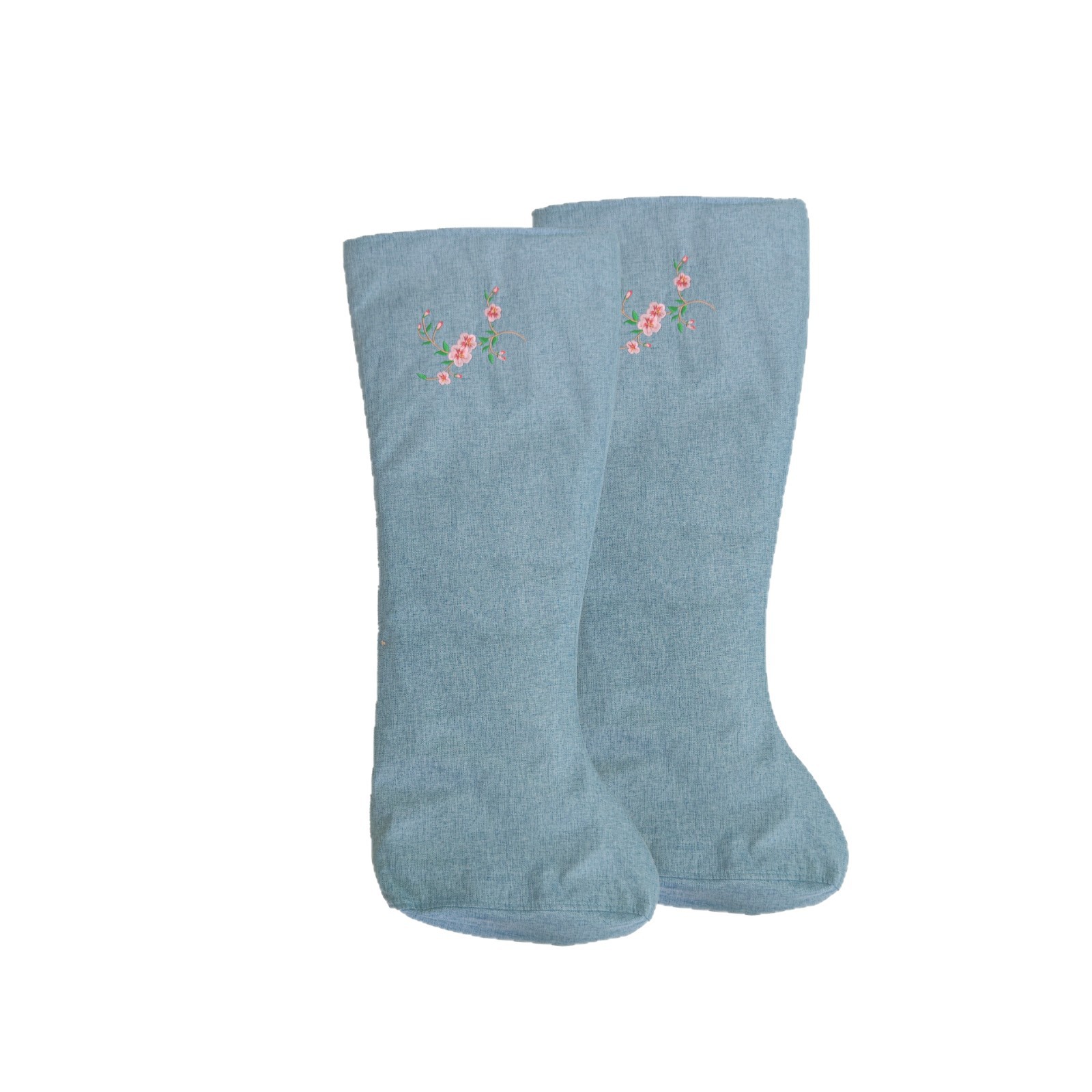 Electric Heated Moxa Wool Long Boot Leg Warmer with Knee Support for Warm Compress Therapy 80x30cm - Image 5