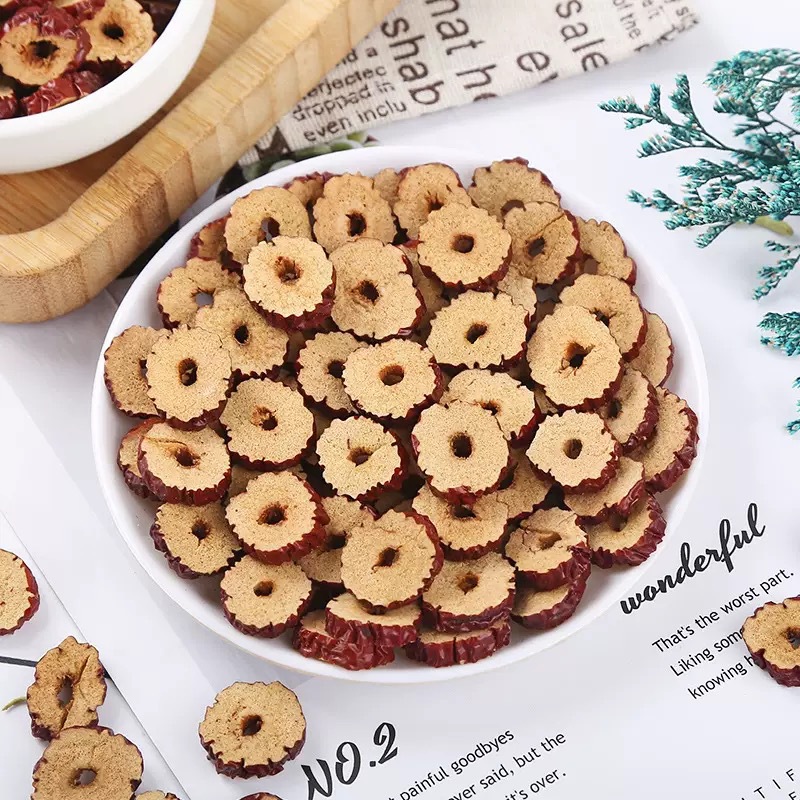 Dried Red Date Slices Hong Zao 500g Pitted Jujube Chips for Tea Soup and Culinary Use - Image 2