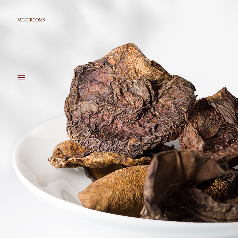 Helan Mountain Purple Mushroom Dried Ningxia Specialty 100g Boxed Culinary Mushroom - Image 4