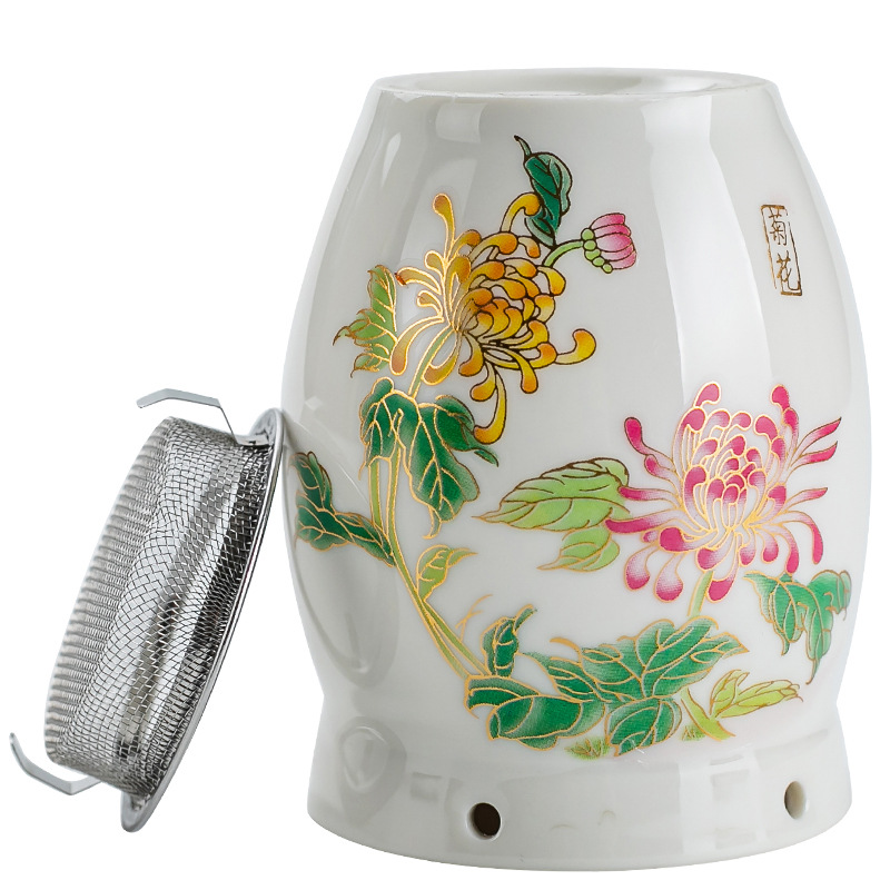 Ceramic Moxa Jar Portable Moxibustion Cup with Gua Sha Massage Function Double Layer Heat Storage - Image 5