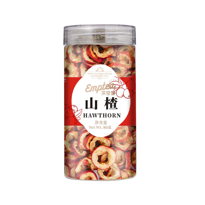 Hawthorn Slices (Crataegus pinnatifida) — Dried Hawthorn Fruit Rings for Tea, 80g Jar - Image 5