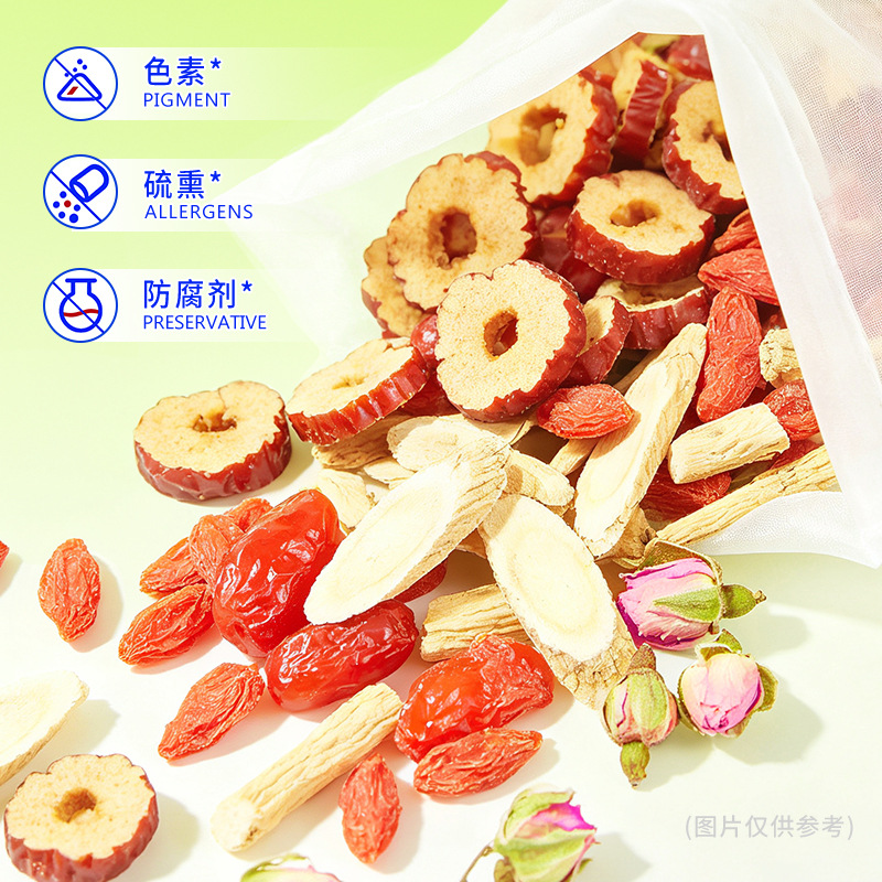 Oolong Rose Herbal Tea Bags 180g Individually Wrapped Triangle Sachets for Daily Wellness - Image 3