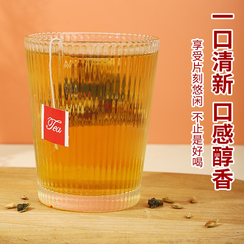 Red Bean Coix Seed Tea with Oolong Apple and Orange Peel 30 Triangle Tea Bags 150g Hot Brew Herbal Tea - Image 3