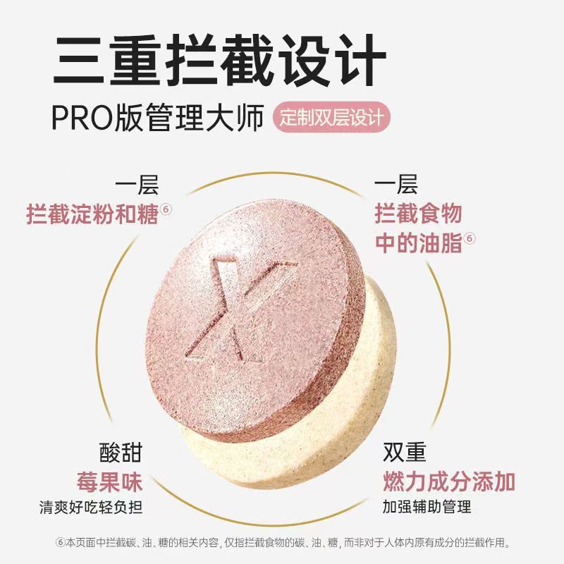 White Kidney Bean Fruit Vegetable Pre-Meal Tablets 32g Box Sugar-Free Compressed Candy - Image 4