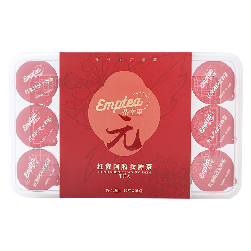Red Ginseng & Ejiao Goddess Tea — Jujube, Mulberry, Goji & Rose Herbal Blend (15g × 15 Jars) - Image 5