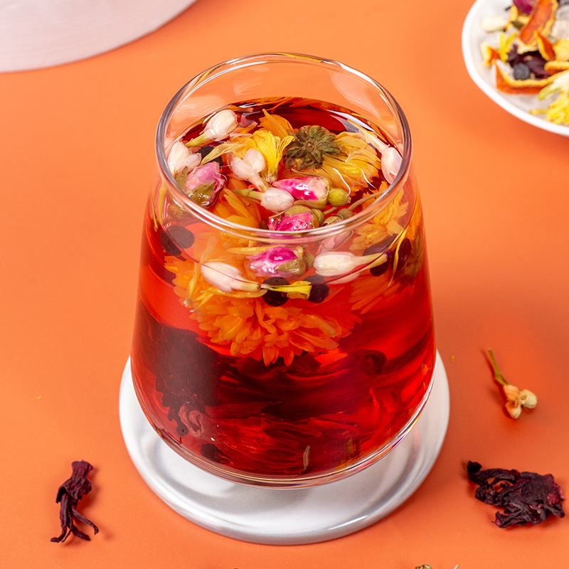 Yangyuan Rose Luo Shen Tea Black Goji Herbal Blend 100g Gift Box Cold Brew Wellness Tea - Image 4