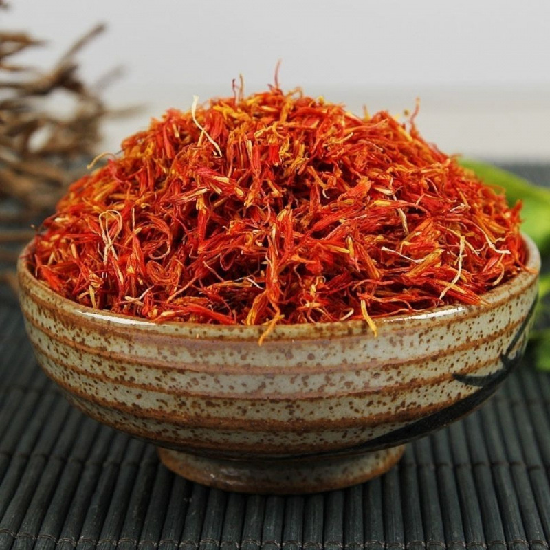 Dried Safflower Hong Hua Whole Flowers 1 lb Xinjiang Origin for Tea and Foot Soak - Image 4