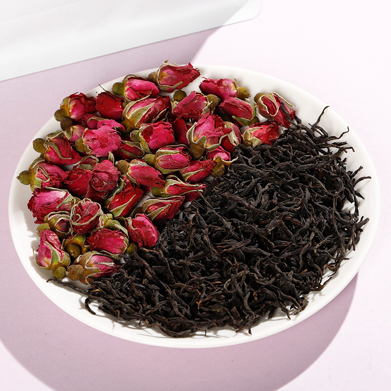 Rose Black Tea Pyramid Sachets — Double-Petal Red Rose & Lapsang Souchong Blend - Image 3