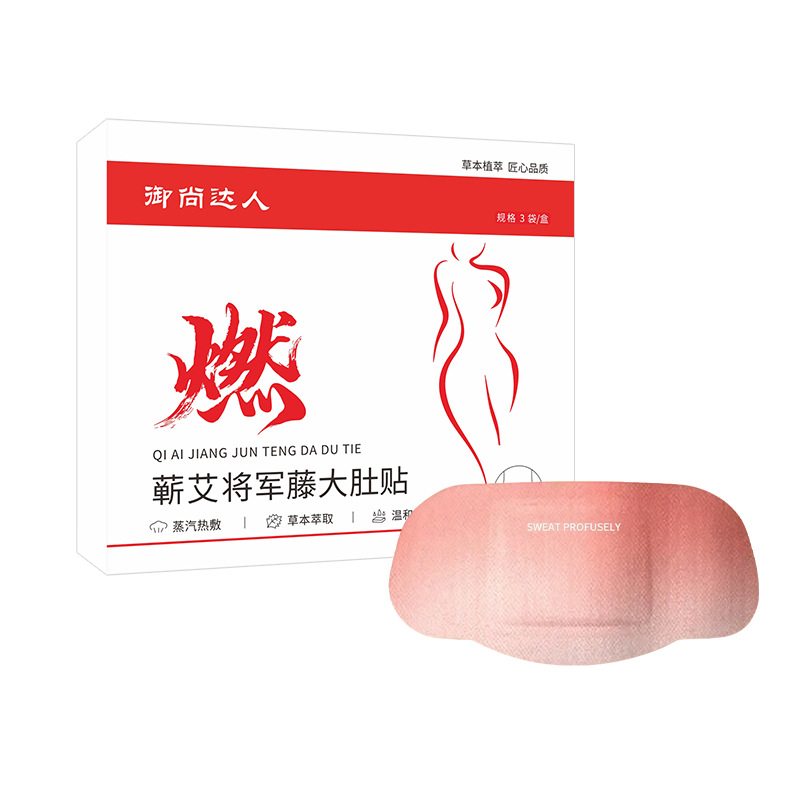 Qichun Mugwort Belly Button Patch Herbal Warm Compress Navel Patch for Traditional Body Care - Image 5