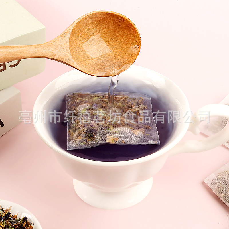 Butterfly Pea Flower Tea Bags Lan Hu Die 2g x 30 Bags Dried Clitoria Ternatea Herbal Infusion for Daily Brewing - Image 2