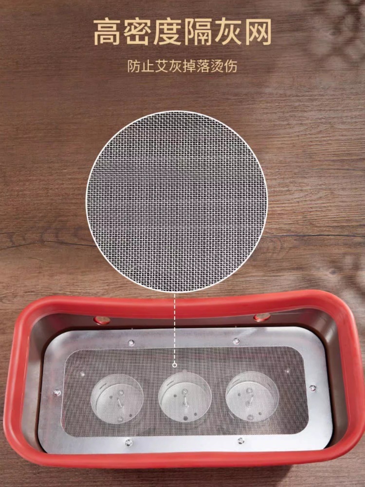 Extra Large Moxibustion Box for Chest and Breast with 60 Moxa Sticks Home Use - Image 4