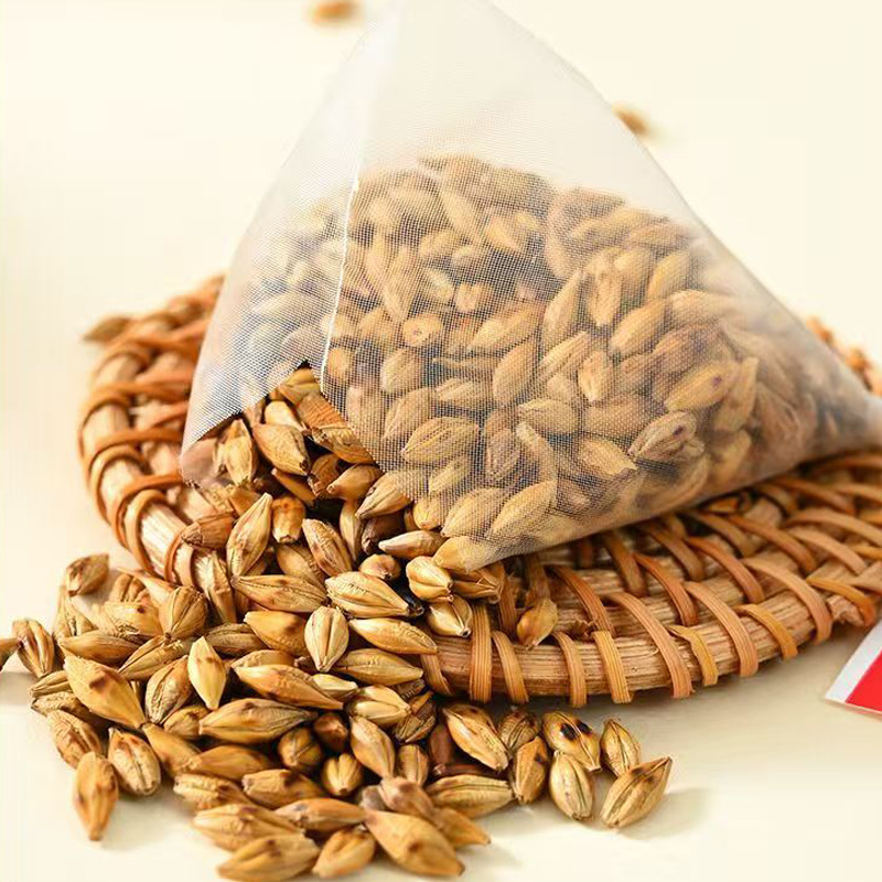 Roasted Barley Tea Bags (Hordeum vulgare) — 5g x 30 Pyramid Sachets, Unsweetened Herbal Tea - Image 2