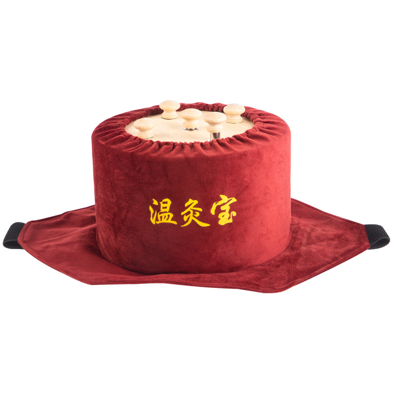 Smokeless Moxibustion Box Solid Wood Portable Warming Tool for Waist Abdomen Back Use - Image 5