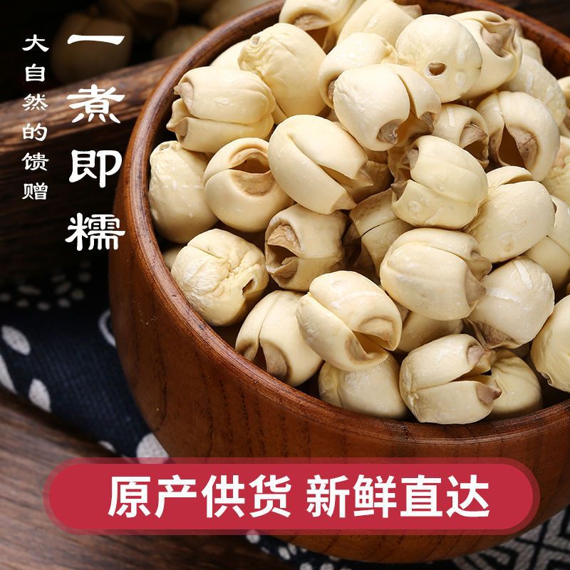 Guangchang Lotus Seeds (Nelumbo nucifera) — Handmade Coreless Dried White Lotus Seeds, 500g - Image 2