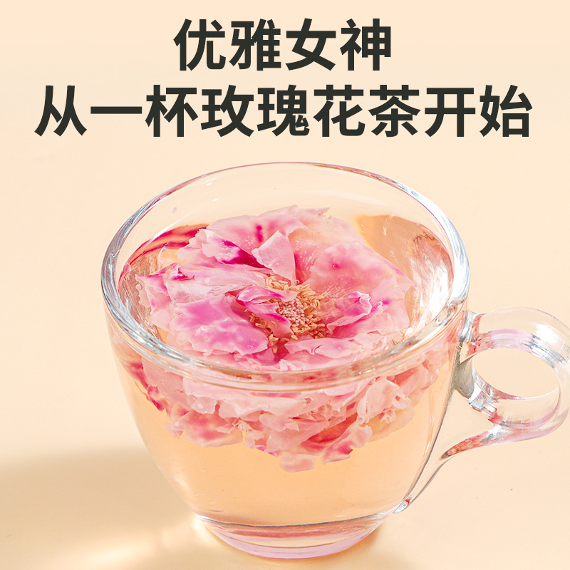 Yunnan Mo Hong Rose Bud Tea Mei Gui Hua 22g Box Sugar Free Edible Herbal Flower Tea Bags - Image 4