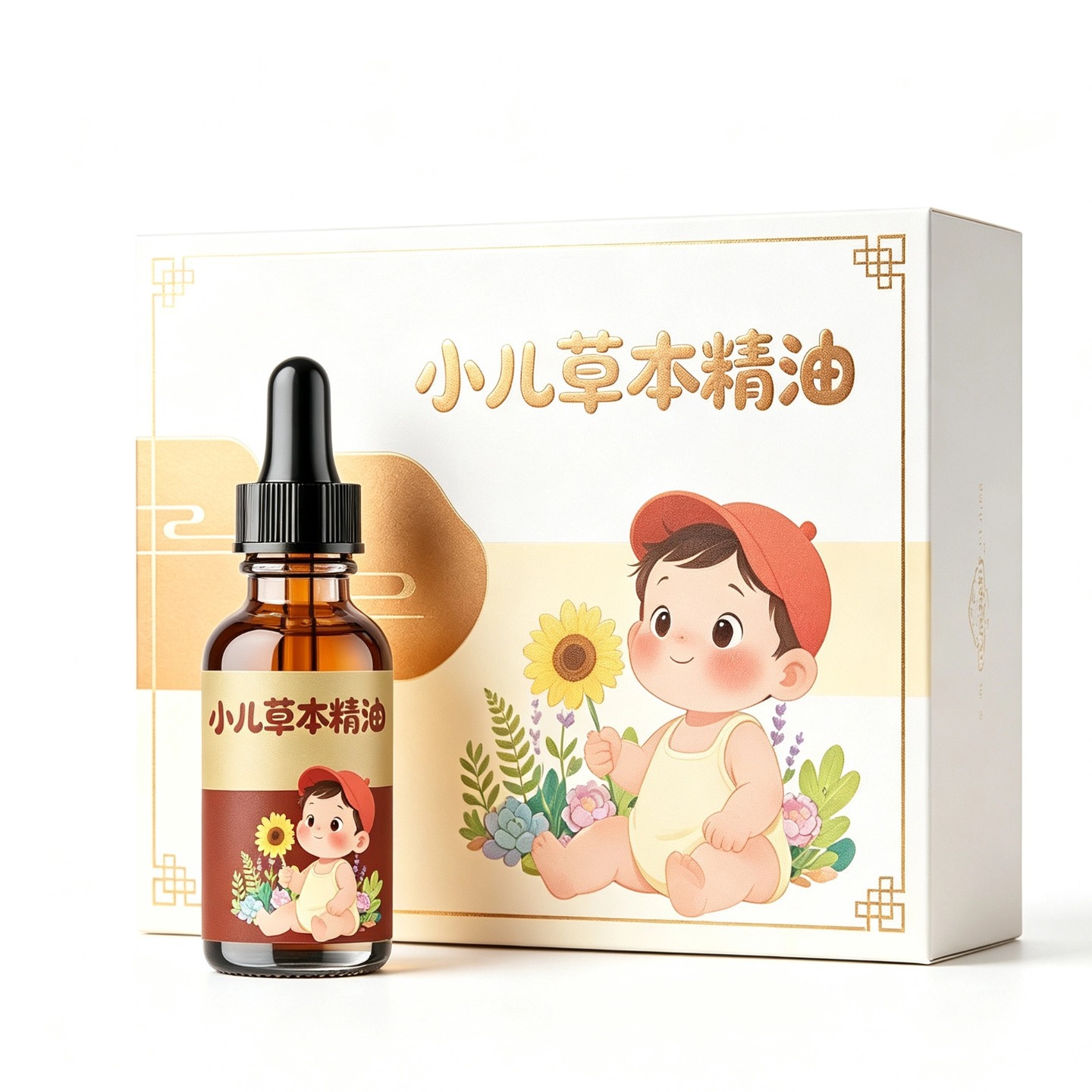Children Herbal Navel Patch Xiao Er Cao Ben Jing You Tie Plant Extract Belly Sticker with Far Infrared Warmth - Image 5
