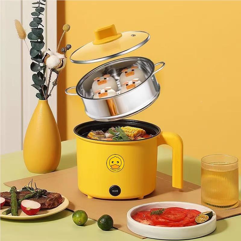 Multifunctional Mini Electric Cooker Steamer and Cooker All in One Non Stick Pot for Dorm Home Use - Image 4