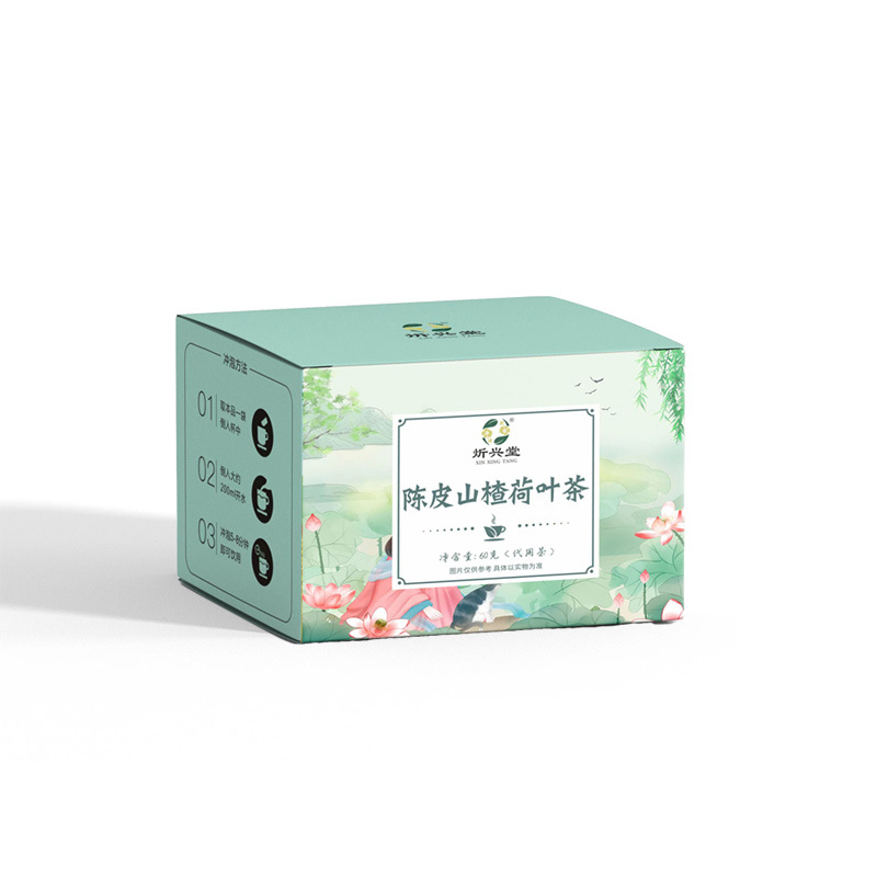 Chen Pi Winter Melon Lotus Leaf Tea Blend 60g Kraft Bag Summer Herbal Tea - Image 5