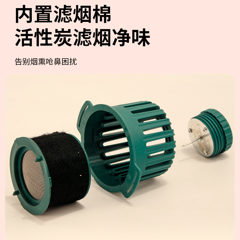 Smokeless Moxibustion Box Portable Ai Jiu Moxa Warmer Set for Home Body Use Pink Backpack Style - Image 4