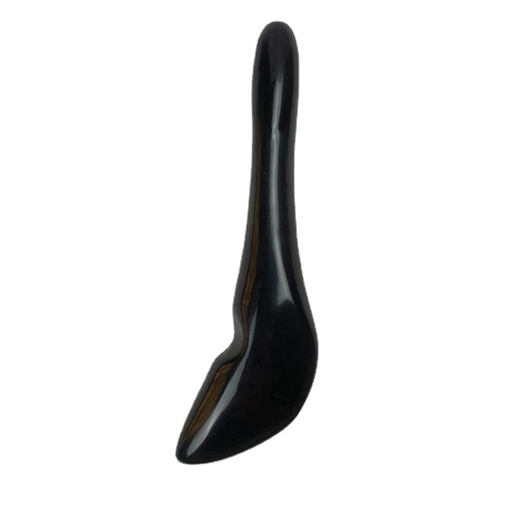Buffalo Horn Gua Sha Facial Tool 12.5cm Eye Scraping Board Acupoint Pen for Face and Eye Massage - Image 5