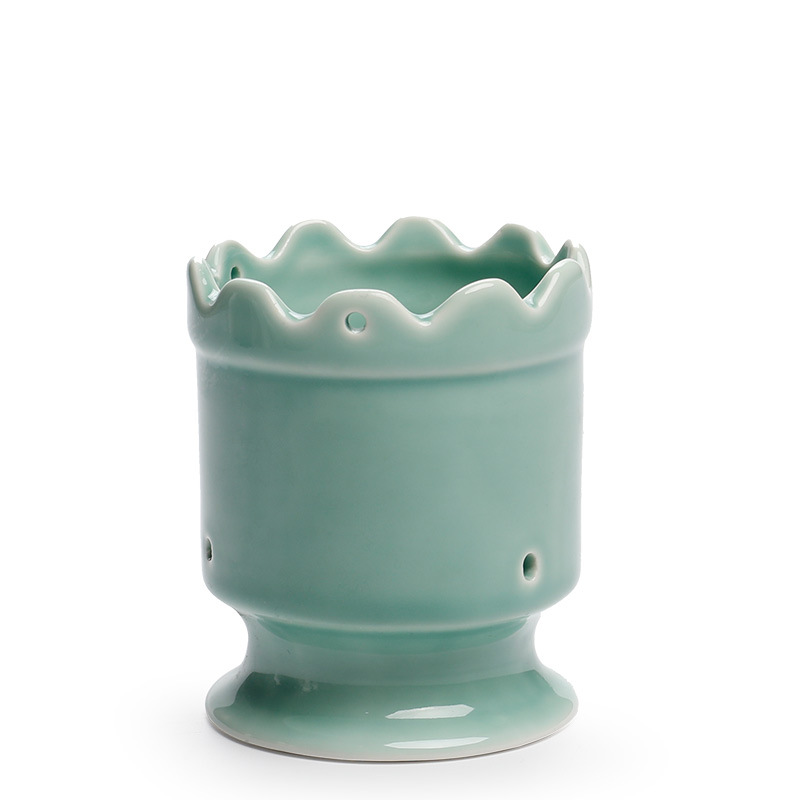 Ceramic Lotus Moxa Cup Gua Sha Warm Moxibustion Device for Neck Meridian Care 0.5kg - Image 5