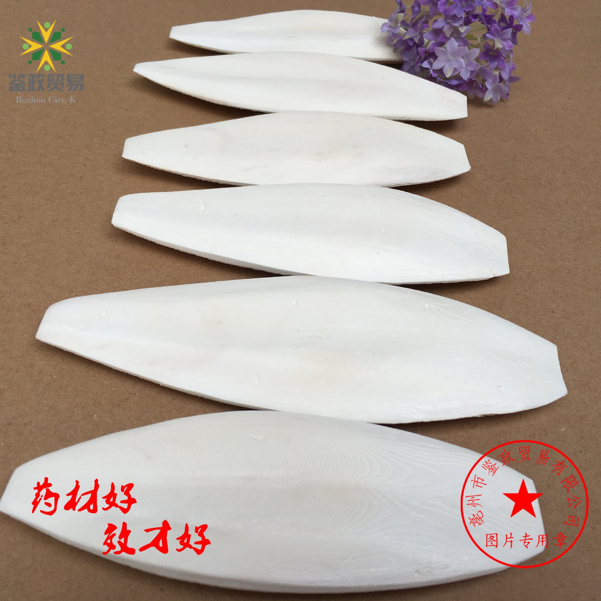 Cuttlebone for Pets Hai Piao Xiao 海螵蛸 Natural Bird Beak Toy and Reptile Grinding Chew 2 Bones with 3 Rattan Balls - Image 2