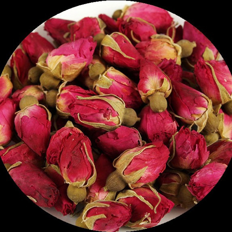 Dried Rose Bud Tea Pingyin Shandong Unsulfured Rosebuds Loose Herbal Flower Tea 50g Bottle - Image 3