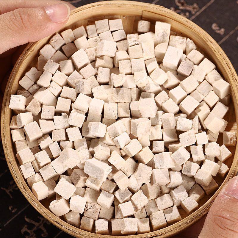 Fu Ling Poria Cubes 500g Dried Poria cocos Herbal Slices for Tea Soup and Decoction Use - Image 4