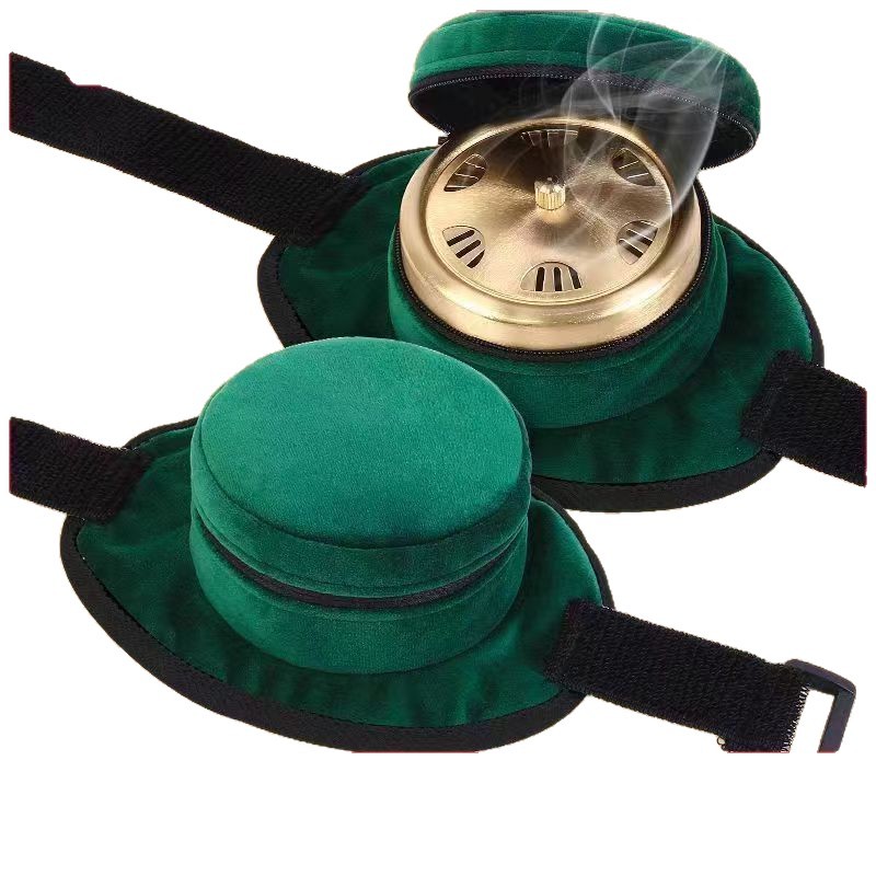 Portable Brass Moxibustion Box Smokeless Moxa Warmer for Abdomen Waist Traditional Wellness Tool - Image 5