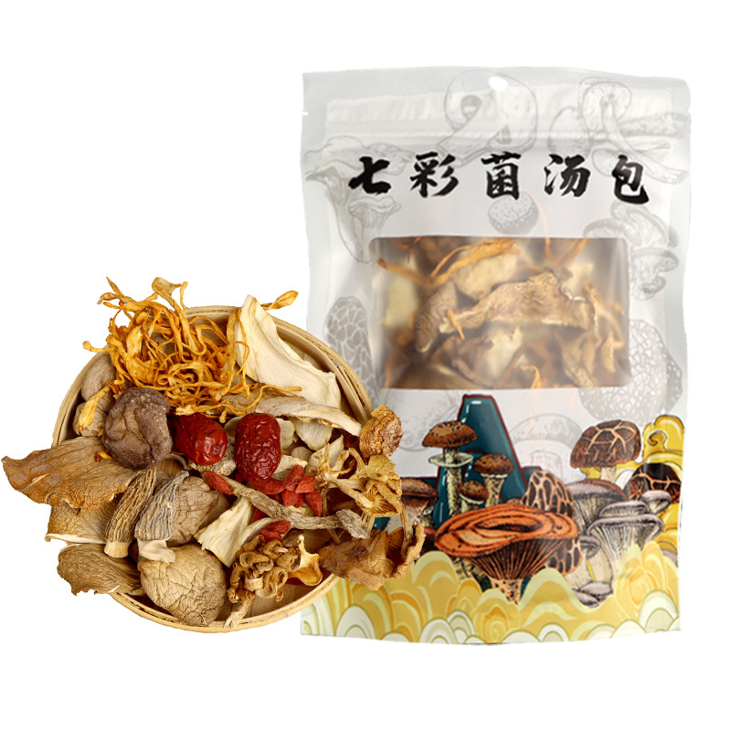 Seven Fungi Soup Pack 70g Dried Mushroom Blend for Broths and Stews - Image 5