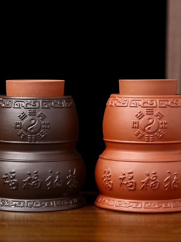 Wuji Moxibustion Jar Ceramic Navel Cupping Device for Body Wellness 10.2cm - Image 2
